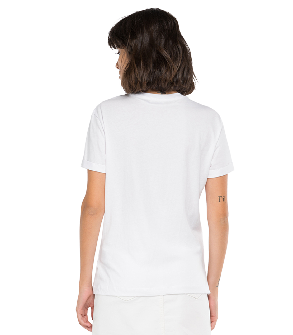 ライトコットンジャージーTシャツイカットプリント 詳細画像 オプティカルホワイト 3